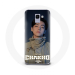 &Uuml;mbris Samsung Galaxy A8 2018 Bangtan Sonyeondan 7 Fates Chakho jaoks koos BTS V Jooaniga