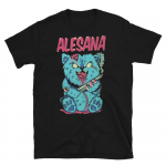 Alesana Undead Zombie Cat With Shotgun Post Hardcore Band Unisex T-s&auml;rk S