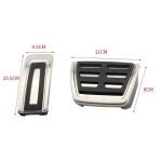 minu hea auto Auto Pedaalid Jalg K&uuml;tus Piduri Sidurikate Volkswagen VW Passat B8 Golf 7 Tiguan 2017 - Seat Leon 5F MK3 jaoks MT 3 Pieces black