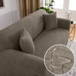 Veekindlad žakaarv&auml;rvi diivanikatted paksud elastsed nurgad, tahke diivanikate L kujuga diivani katte kaitse 1/2/3/4 istekohaga 4 Seater 230-300cm