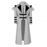 Meeste mantel Retro keskaegne kuninglik gooti steampunk cosplay v&auml;rviga sobiv rev, pikkade varrukatega lavaesitlus Esinemiskost&uuml;&uuml;m Halloweeni l&otilde;hestatud jope 2XL