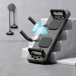 2tk Counting Push-up laud, multifunktsionaalne kaasaskantav k&otilde;hulihaste trenaž&ouml;&ouml;r j&otilde;utreeninguks must