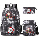 Anime Demon Slayer seljakott Sharingan teismelistele &otilde;pilaste koolikott poiss t&uuml;druk tagasi kooli Uzumaki suure mahutavusega multifilmi kotid