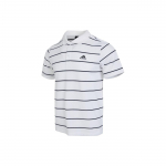 Adidas Tikitud Logoga Triibuline Pooln&ouml;&ouml;biga Polo S&auml;rk Meeste Topid Valge IA8166 XL