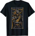 Vana-Egiptus Hierogl&uuml;&uuml;f Egiptuse jumal Anubis Unisex T-s&auml;rk S