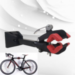 Bike Repair Bench Wall Mounted Rack Load Bearing about 20kg for Mountain Bikes punane