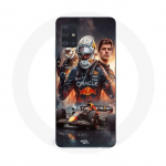 Coque Maniacase pour Samsung Galaxy A51 5g Max Verstappen F1 art wallpaper