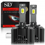 2tk 50000LM D3S LED esituled Canbus D1S D2S D4S D5S D8S D1R D2R D2C D3R D4R Turbo LED CSP 6000K valge Plug&Play automaatne esilatern D1S/D1R