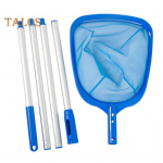 Basseini lehtede skimmeriv&otilde;rk &uuml;lipeen v&otilde;rk 4 sektsiooniga alumiiniumist varrastega Lihtne kasutada eemaldatav basseini puhastav v&otilde;rgulehtede p&uuml;&uuml;dja 1 Set