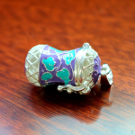 Diffuser Locket Essential Oil Parf&uuml;&uuml;mi emailiga lillekarbi ripats 1