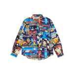 Palace x Pez London Collaboration Cartoon Print Casual Long Sleeve Shirt Unisex Tops Multi P21SHT015 M
