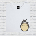 Unisex Anime Totoro tr&uuml;kitud graafiline l&uuml;hikeste varrukatega T-s&auml;rk Moodne Oversize Couple Tee Suvine spordi T-s&auml;rk XL