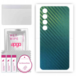apgo Protective Skin Sticker for the back compatible with Meizu 20 Infinity, Wrap Film, Foil, Vinyl - Pattern Carbon Chameleon CAKA1