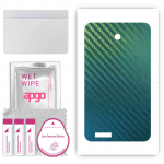 apgo Protective Skin Sticker for the back compatible with Asus Fonepad K004, Wrap Film, Foil, Vinyl - Pattern Carbon Chameleon CAKA1