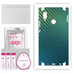 apgo Protective Skin Sticker for the back+sides compatible with Huawei P20 lite, Full Wrap Film, Foil, Vinyl - Pattern Carbon Chameleon CAKA1