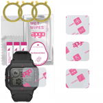 3x apgo Ultra-Clear Hybrid protective glass compatible with Amazfit Neo, flexible nano glass, great replacement for tempered glass, scratch-resistant,