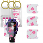 3x apgo Ultra-Clear Hybrid protective glass compatible with Imoo Watch Phone Z6, flexible nano glass, great replacement for tempered glass, scratch-re