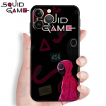 Squid m&auml;ngu telefoni&uuml;mbris Apple iPhone 13 12 11 Pro Mini X XR XS Max 5 5S 6 6S 7 8 Plus SE 2020 vedelas silikoonist musta tagap&otilde;hja jaoks 13