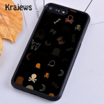 Krajews BOO! Happy Halloween Pumpkin telefoni&uuml;mbrise kate iPhone 14 5 6s 7 8 plus X XR XS 11 12 13 pro max Samsung S21 S22 ultra jaoks iPhone 6plus
