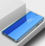 Smart Mirror kukkumisvastane telefoni&uuml;mbris Samsung Huawei Honor Xiaomi Redmi iPhone OnePlusi kaanega, magnetiline klapp PU nahast Samsung S8 must