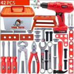 Laste t&ouml;&ouml;riistakast, elektrilised puurikruvid