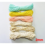 V&auml;rvilised 1mm-2mm puuvillased n&ouml;&ouml;rid makramee k&ouml;is n&ouml;&ouml;rist niit pakkimise kaunistus isetegemine