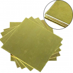 1 tk uus 1,5 mm x 100 mm x 100 mm H62 messingist metallist vaskplekist plaadiploki viil