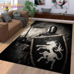 Templar R&uuml;&uuml;tel Kavaljeeri Ristis&otilde;dijate Multifilm Vaip Vaip Magamistuppa Elutuppa Koju Diivani Kaunistuseks, Laste M&auml;ng Suur Dekoor P&otilde;randamatt 100cm x 150cm