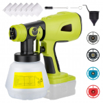 Juhtmeta v&auml;rvip&uuml;stol, asendus DEWALT, RYOBI 20V Max akule, K&auml;eshoitav elektriline v&auml;rvip&uuml;stol roheline