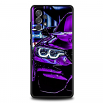 Sinine punane JDM sportautotelefoni &uuml;mbris Samsung Galaxy A13 A51 A71 A41 A31 A21S A11 A03S A12 A32 A52 A22 A23 A33 A53 A73 5G kate Samsung A12