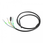 Elektrilise t&otilde;ukeratta mootori kaabel Kugoo M4 / M4 Pro jaoks koos 5 juhtmega Hall Senori pistiku tugijala remondi osadega must