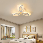 LED elutoa laelamp Magamistuba Valge Restoran Hotel Villa Creative Lamp Laevalgusti 3 headlights valge