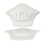 Kingade kontsakatete kleebised polsterdus v&auml;hendatud suurusega meeste naiste tossud paksud kulumisvastased kukkumisvastased kannakaitse jalatsi sisetallad 8*11.5*0.5cm valge