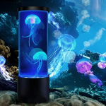 Mitme v&auml;rvimuutusega meduusiga laavalamp 8-tolline v&auml;ike &ouml;&ouml;valgusti USB-pistik atmosf&auml;&auml;rivalgusesse changeable