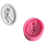 Angel Decorations vormid Lihtne kasutada silikoonist valuvormid ingli ripatsivormid vaha silikoonvorm seebi auto ripatsite jaoks C