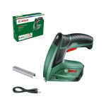 Bosch PTK3.6 Li Cordless Tacker Elektriline t&ouml;&ouml;riist 3,6 V liitiumiga laetav naelap&uuml;stol 11,4 mm mitmeotstarbeline klammerdaja PTK3,6 L juhtmeta klammerdaja