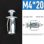 10 komplekti M4/M5/M6 tungraua mutrid auto metallist kruvi kroonlehe mutrid &otilde;&otilde;nsa seina raudnaha jaoks M4/20