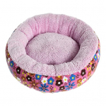 Koeravoodile tr&uuml;kitud Soft Touch Mugav hingav t&auml;idis, hoidke soojas &uuml;mmargune lemmiklooma kutsikas S roosa