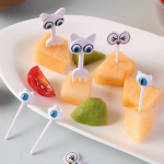 Cartoon Fruit Fork hambaorkid armsad loomatoidud, minil&otilde;unakarbi kaunistused 8PCS