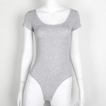 Y2K Euroopa ja Ameerika Sexy Hollow l&uuml;hikeste varrukatega seljataga kombinesoon S must