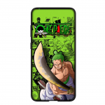 Telefoni&uuml;mbris Samsung Galaxy S24 S23 iPhone 15 14 Xiaomi Redmi Note 13 12 11 8 10 9 Pro Max X XR OPPO jaoks Huawei Roronoa Zoro Anime Luffy One Piece Cover for Samsung Galaxy A71