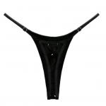 Naiste G-string, l&auml;ikiv kolmnurga kuju, &uuml;hev&auml;rviline elastne pehme reguleeritav rihm S