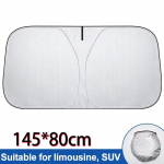 Auto esiklaasi p&auml;ikesevari, katted, esiakna p&auml;ikesekaitse, p&auml;ikesevarju, auto p&auml;ikesevarju tarvikud 140*70cm