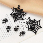 6 tk gooti musta &auml;mbliku &otilde;&otilde;nsa sulamist amuletid Y2k &auml;mblikuv&otilde;rguga Hallowmas ripatsid kaelakee k&otilde;rvar&otilde;nga jaoks isetegemise ehete valmistamiseks 6pcs