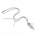 Wing Ripats Kaelakeed Meestele Naiste Mood Choker 3 mm Tross kett pleekimata 316 l roostevabast terasest ehted dropshipping 60cm h&otilde;be