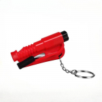 Multifunktsionaalse p&auml;&auml;stevasaraga miniauto autoklaasi purustamiseks p&auml;&auml;stevasara autoaknaga Red - with whistle-1pcs