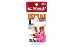 Shout 301-FJ Pink Feather Jaco Rigged Assist Hook Suurus L (1/0) (4515)