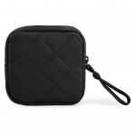 H&uuml;gieenisidemete hoiukott Sile t&otilde;mblukk k&auml;epidemega Sisseehitatud sahtel v&auml;ikeste esemete korraldaja Kaasaskantav h&uuml;gieenitoodete huulepulga hoiukott must