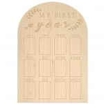 Beebi esimese aasta verstaposti fotoraam Rustikaalne puidust vasts&uuml;ndinud poisid t&uuml;drukud imikud igakuine pildipaneel Lasteaed Magamistoa seinakaunistus Meenutus