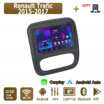 Android Carplay Autoraadio Renault Trafic 2015-2017 jaoks Multimeediapleier Peaseade Stereo GPS-navigatsioon BT WIFI 2+32GB 1+16GB